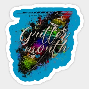 Skateboard X Guttermouth VINTAGE Melodic Sticker